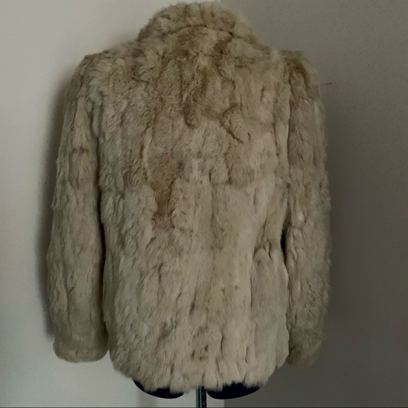 VTG Genuine Rabbit Fur Mademoiselle Jacket M - Picture 4 of 10